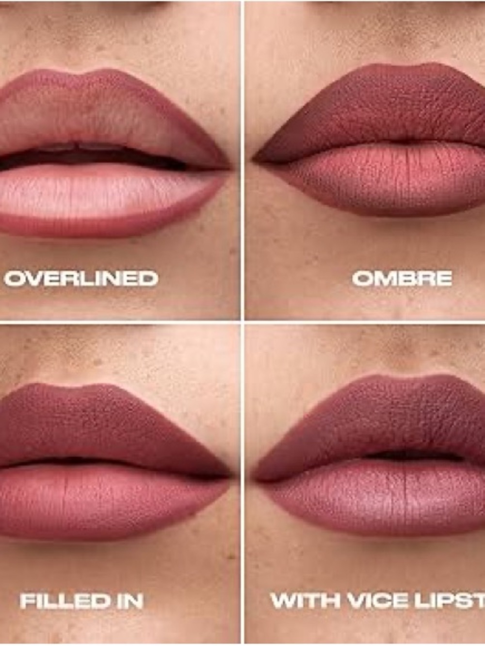 Urban Decay Matte Mauve-Pink Lipstick NEW color Text Em